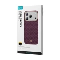 Etui aramidowe Benks Magnetic Armor Air Armor Grid MagSafe do iPhone 18 Pro Max, burgundowe (14/14)