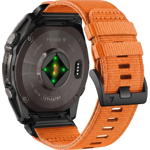 Pasek Tech Protect Nylon Classic do QuickFit 26 mm, pomarańczowy (2/7)