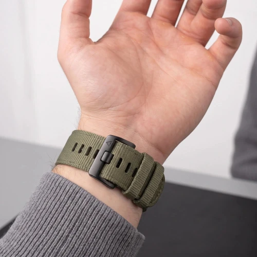 Pasek Tech Protect Nylon Classic do QuickFit 26 mm, zielony (4/7)