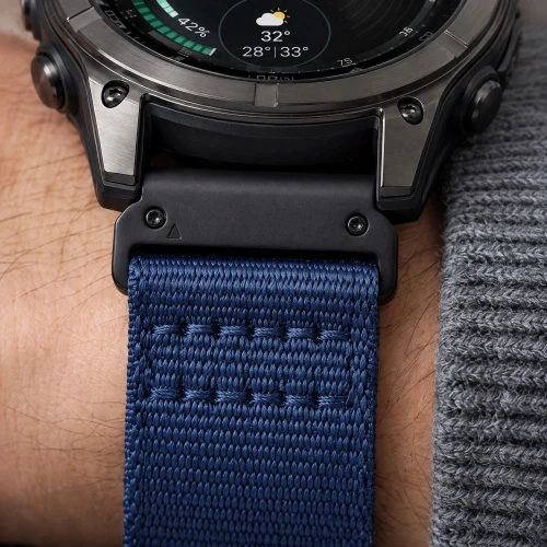 Pasek Tech Protect Nylon Classic do QuickFit 26 mm, granatowy (6/7)