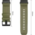 Pasek Tech Protect Nylon Classic do QuickFit 22 mm, zielony (7/7)