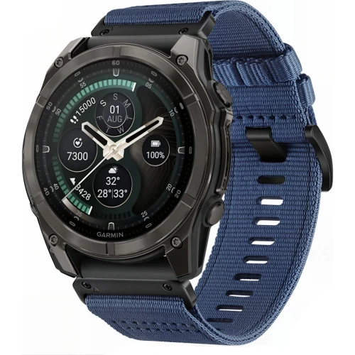 Pasek Tech Protect Nylon Classic do QuickFit 22 mm, granatowy (1/7)