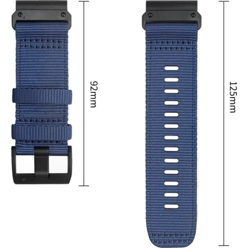Pasek Tech Protect Nylon Classic do QuickFit 22 mm, granatowy (7/7)