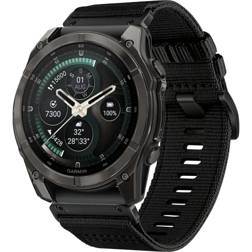 Pasek Tech Protect Nylon Classic do QuickFit 22 mm, czarny (1/7)