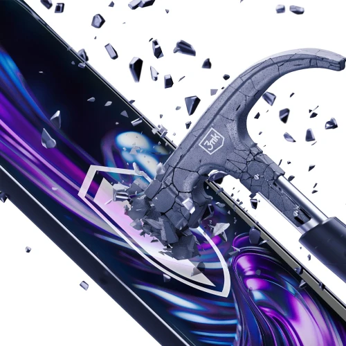 Szkło hybrydowe, 3mk Hardy Fusion do Vivo X500 Pro Max, 2 sztuki (2/8)