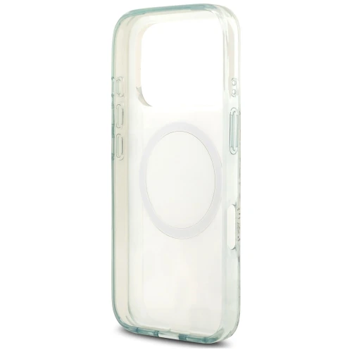 Etui Guess IML Flower & Tonal Circle do iPhone 18 Pro Max / 17 Pro Max, zielone (7/8)