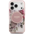 Etui Guess IML Flower & Tonal Circle do iPhone 18 Pro / 17 Pro, różowe (3/8)