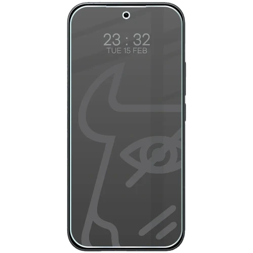 Prywatyzujące szkło hybrydowe Bizon Hybrid Shadow do Xiaomi POCO F9 Pro, matowe (3/6)