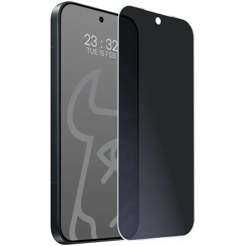 Prywatyzujące szkło hybrydowe Bizon Hybrid Shadow do Xiaomi POCO F9 Pro, matowe (5/6)