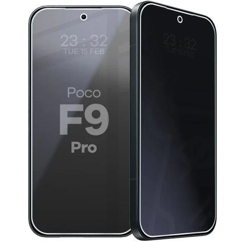 Prywatyzujące szkło hybrydowe Bizon Hybrid Shadow do Xiaomi POCO F9 Pro, matowe (6/6)