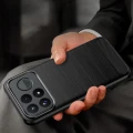 Etui Techsuit Carbon Silicone do Xiaomi POCO F9 Ultra, czarne (6/7)