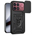 Etui z ochroną aparatu Techsuit CamShield Series do Xiaomi POCO F9 Ultra, czarne (1/2)