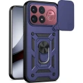 Etui z ochroną aparatu Techsuit CamShield Series do Xiaomi POCO F9 Ultra, niebieskie (1/2)