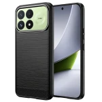 Etui Techsuit Carbon Silicone do Xiaomi POCO F9 Pro, czarne