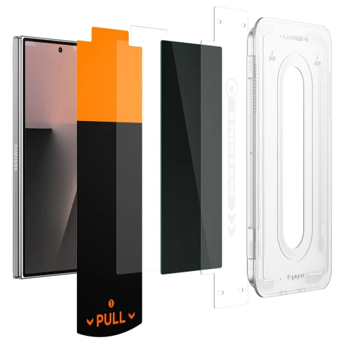 Szkło prywatyzujące do etui + Aplikator Spigen Glas.tR EZ Fit Pro Privacy 1-Pack (AC) do Galaxy Z Fold8 Ultra / Fold7 (2/12)