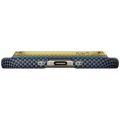 Etui aramidowe Pitaka Edge Case do MagSafe, do iPhone Air, niebiesko-burgundowe z kevlarem (6/6)