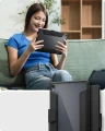 Etui Spigen Ultra Hybrid Pro do Galaxy Tab S12 Plus, czarno-przezroczyste (2/17)