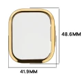 Etui z osłoną ekranu Bizon Case Watch Felipe do Xiaomi Redmi Watch 6 Lite, złote (2/8)
