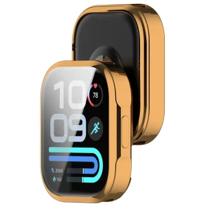 Etui z osłoną ekranu Bizon Case Watch Felipe do Xiaomi Redmi Watch 6 Lite, różowozłote