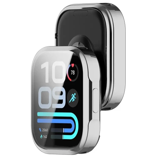 Etui z osłoną ekranu Bizon Case Watch Felipe do Xiaomi Redmi Watch 6 Lite, srebrne (1/8)