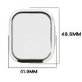 Etui z osłoną ekranu Bizon Case Watch Felipe do Xiaomi Redmi Watch 6 Lite, srebrne (2/8)