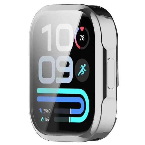 Etui z osłoną ekranu Bizon Case Watch Felipe do Xiaomi Redmi Watch 6 Lite, srebrne (8/8)