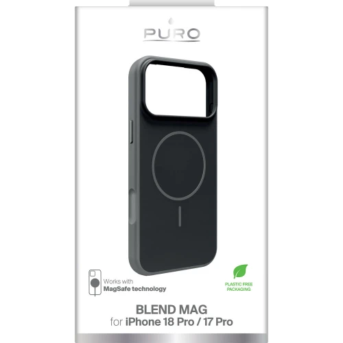 Etui Puro Blend Mag do iPhone 18 Pro / 17 Pro do MagSafe, czarno-szare (2/6)