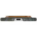 Etui aramidowe Pitaka Edge Case do MagSafe, do iPhone Air, brązowo-zielone z wzorem (5/7)