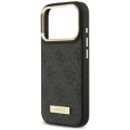Etui Guess 4G Logo Plate do iPhone 18 Pro / 17 Pro, czarne (6/8)