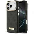 Etui Guess 4G Logo Plate do iPhone 18 Pro Max / 17 Pro Max, czarne (1/8)