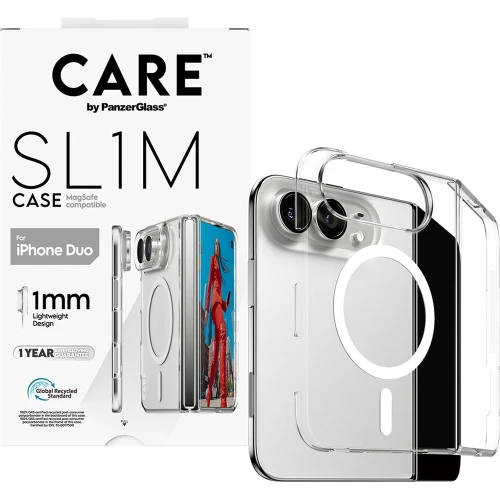 Etui CARE by PanzerGlass SL1M do MagSafe do iPhone Duo, przezroczyste (2/6)