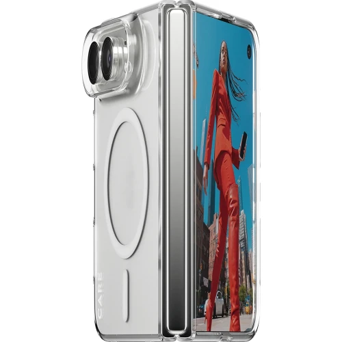 Etui CARE by PanzerGlass SL1M do MagSafe do iPhone Duo, przezroczyste (5/6)