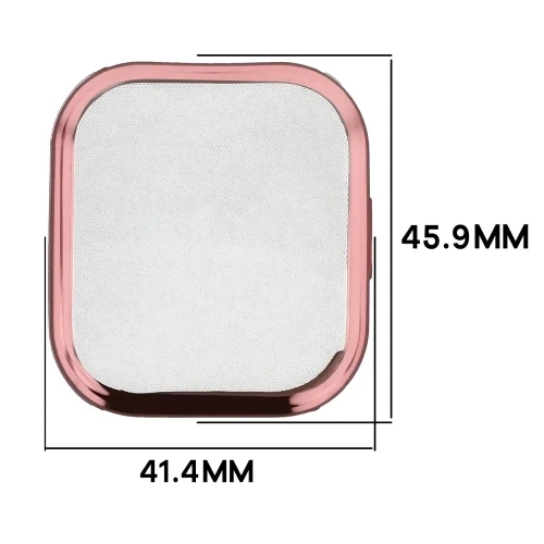 Etui z osłoną ekranu Bizon Case Watch Felipe do Xiaomi Redmi Watch 6 Active, różowe (2/8)