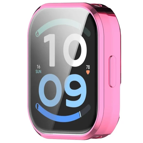 Etui z osłoną ekranu Bizon Case Watch Felipe do Xiaomi Redmi Watch 6 Active, różowe (8/8)