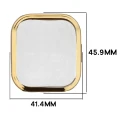 Etui z osłoną ekranu Bizon Case Watch Felipe do Xiaomi Redmi Watch 6 Active, złote (2/8)