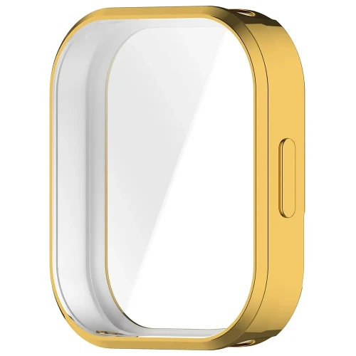 Etui z osłoną ekranu Bizon Case Watch Felipe do Xiaomi Redmi Watch 6 Active, złote (3/8)