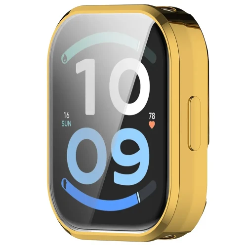 Etui z osłoną ekranu Bizon Case Watch Felipe do Xiaomi Redmi Watch 6 Active, złote (8/8)