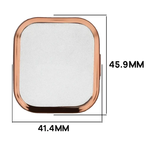Etui z osłoną ekranu Bizon Case Watch Felipe do Xiaomi Redmi Watch 6 Active, różowozłote (2/8)