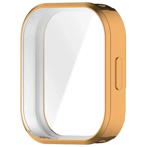 Etui z osłoną ekranu Bizon Case Watch Felipe do Xiaomi Redmi Watch 6 Active, różowozłote (3/8)
