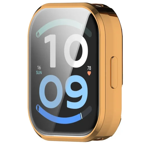 Etui z osłoną ekranu Bizon Case Watch Felipe do Xiaomi Redmi Watch 6 Active, różowozłote (8/8)