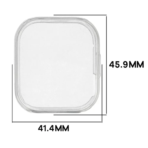 Etui z osłoną ekranu Bizon Case Watch Felipe do Xiaomi Redmi Watch 6 Active, przeźroczyste (2/8)