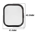 Etui z osłoną ekranu Bizon Case Watch Felipe do Xiaomi Redmi Watch 6 Active, czarne (2/8)