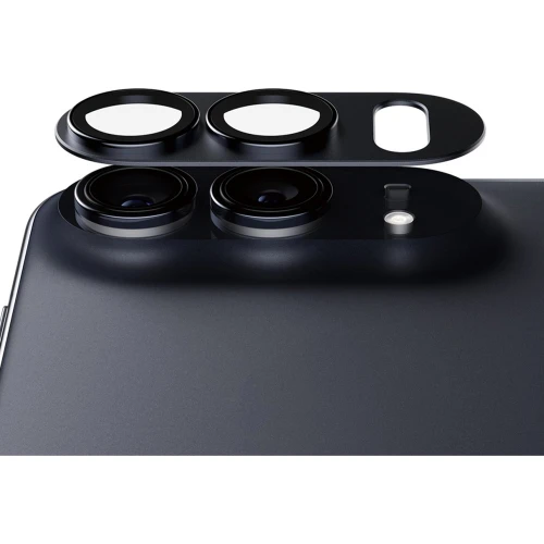 Szkło hartowane na aparat PanzerGlass Fender Camera Protector do iPhone Duo, granatowe (3/6)
