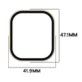 Etui ze szkłem do zegarka Bizon Case Watch Adamo do Xiaomi Redmi Watch 6 Active, beżowe (2/8)