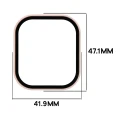 Etui ze szkłem do zegarka Bizon Case Watch Adamo do Xiaomi Redmi Watch 6 Active, różowe (2/8)