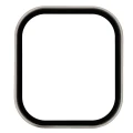 Etui ze szkłem do zegarka Bizon Case Watch Adamo do Xiaomi Redmi Watch 6 Active, satynowo-szampańskie (8/8)