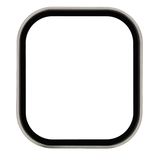 Etui ze szkłem do zegarka Bizon Case Watch Adamo do Xiaomi Redmi Watch 6 Active, satynowo-szampańskie (8/8)