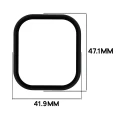 Etui ze szkłem do zegarka Bizon Case Watch Adamo do Xiaomi Redmi Watch 6 Active, matowe czarne (2/8)