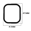 Etui ze szkłem do zegarka Bizon Case Watch Adamo do Xiaomi Redmi Watch 6 Active, czarne (2/8)