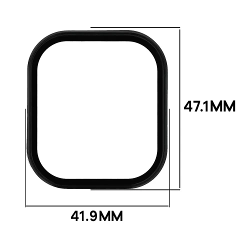 Etui ze szkłem do zegarka Bizon Case Watch Adamo do Xiaomi Redmi Watch 6 Active, czarne (2/8)